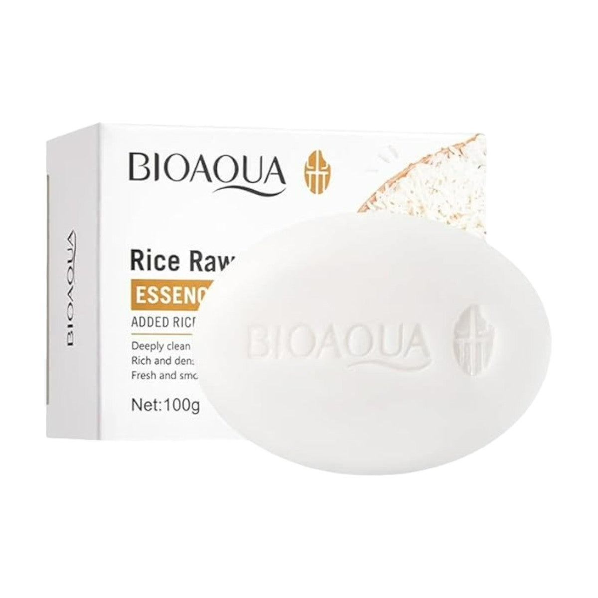 Rice Raw Pulp Essence Jabón Facial de Arroz - Bioaqua - El Baúl de Mamá