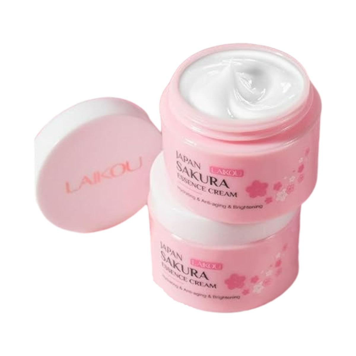 Crema Hidratante Aclarante Flor de Sakura 25gr Laikou - El Baúl de Mamá