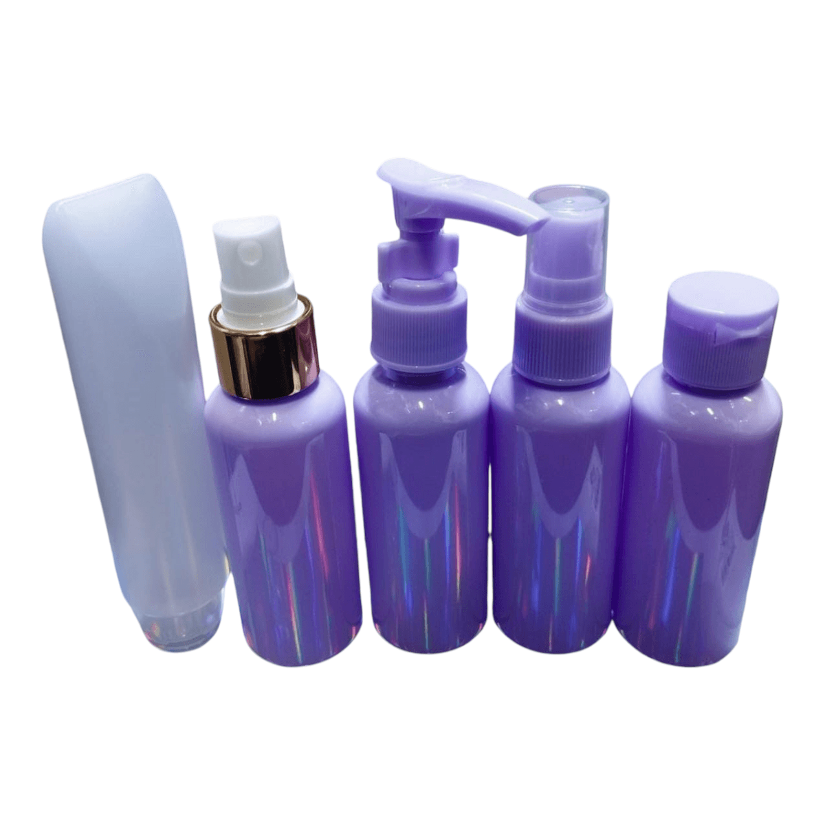 Set de 5 Botellas para Viaje - El Baúl de Mamá