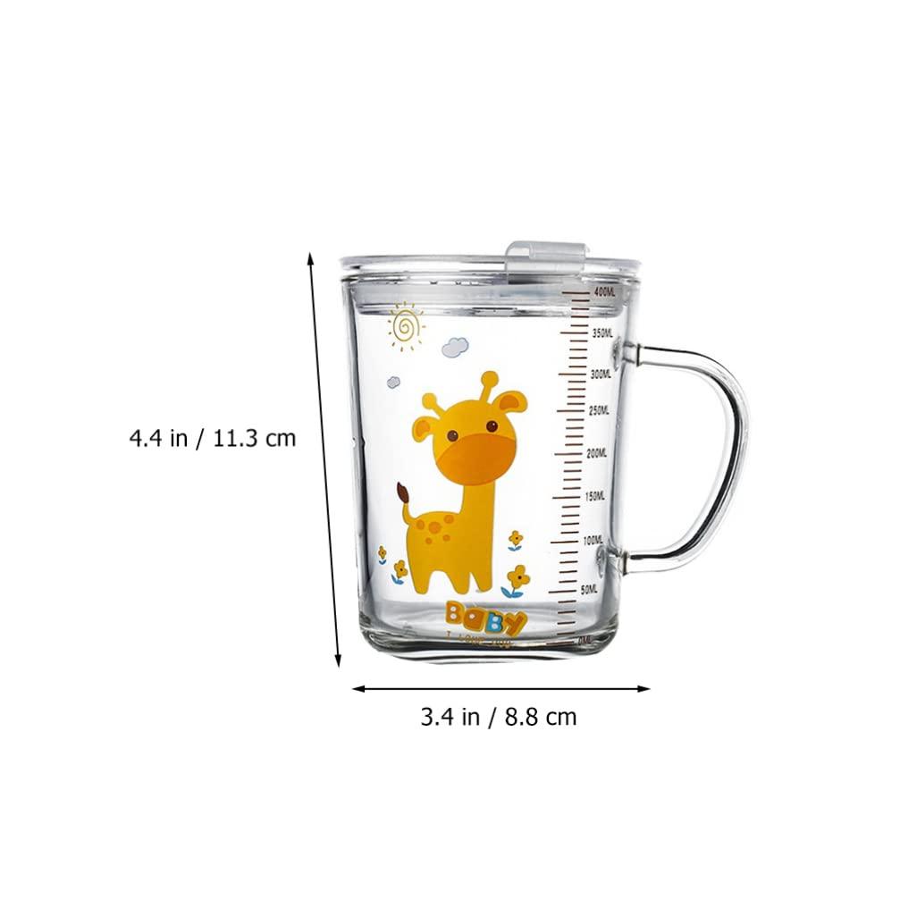 Taza antiderrames para niños de vidrio - El Baúl de Mamá