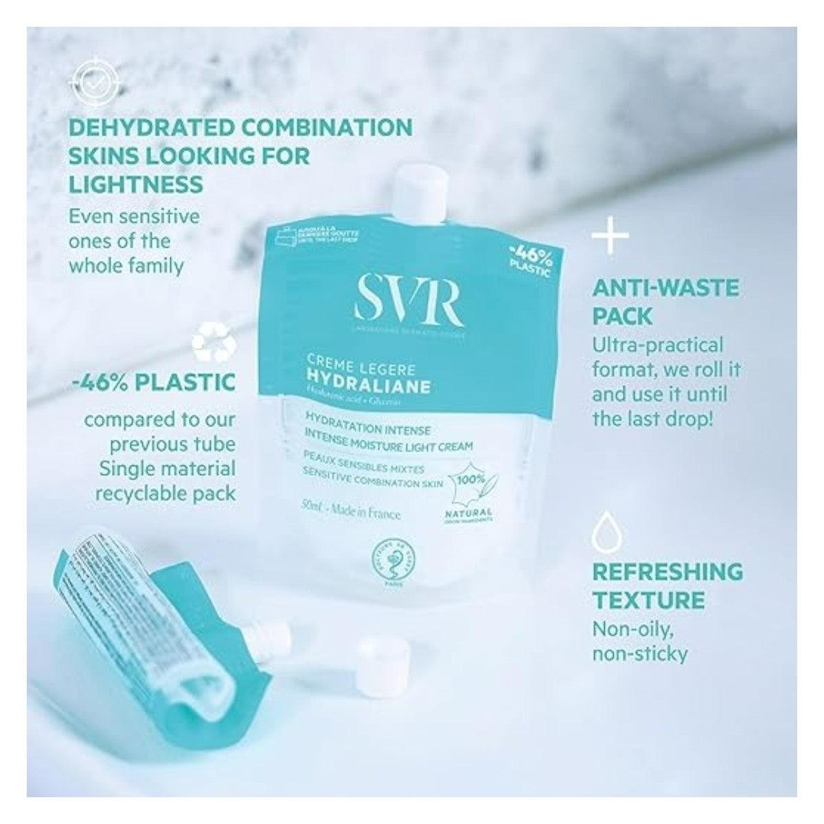 Crema Ligera de Hidratacion Intensa para Piel Mixta y Sensible 50ml - SVR