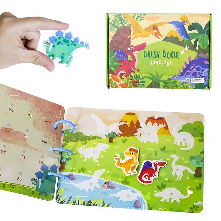 Busy Book Libro de Actividades Silencioso Montessori Didáctico - El Baúl de Mamá