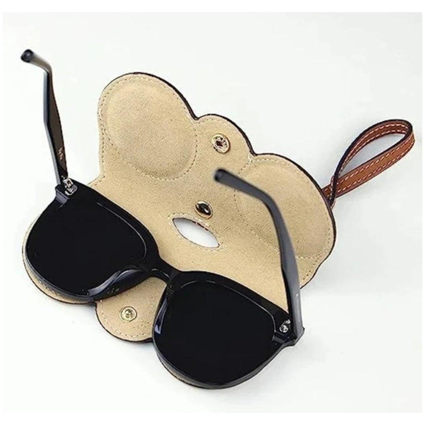 Estuche para lentes minimalista cuerina - El Baúl de Mamá