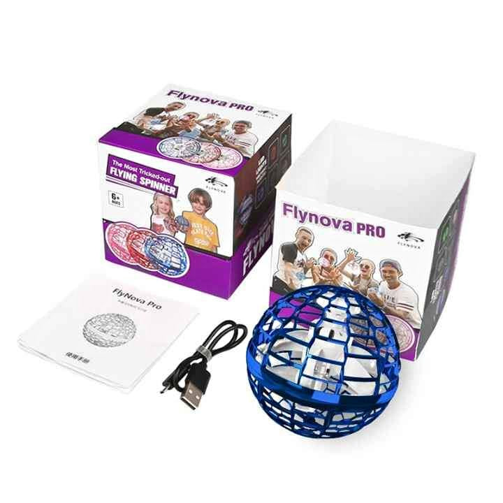 FlyNova Bola Voladora con Luces Azul - El Baúl de Mamá
