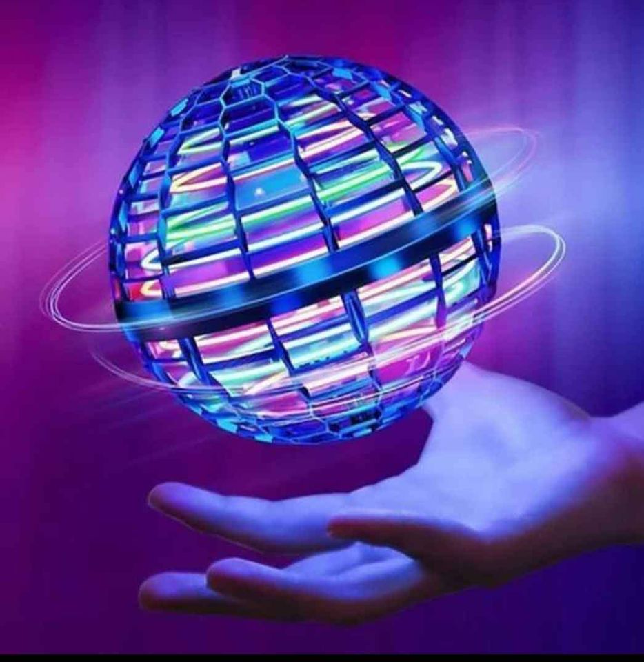 FlyNova Bola Voladora con Luces Rojo - El Baúl de Mamá