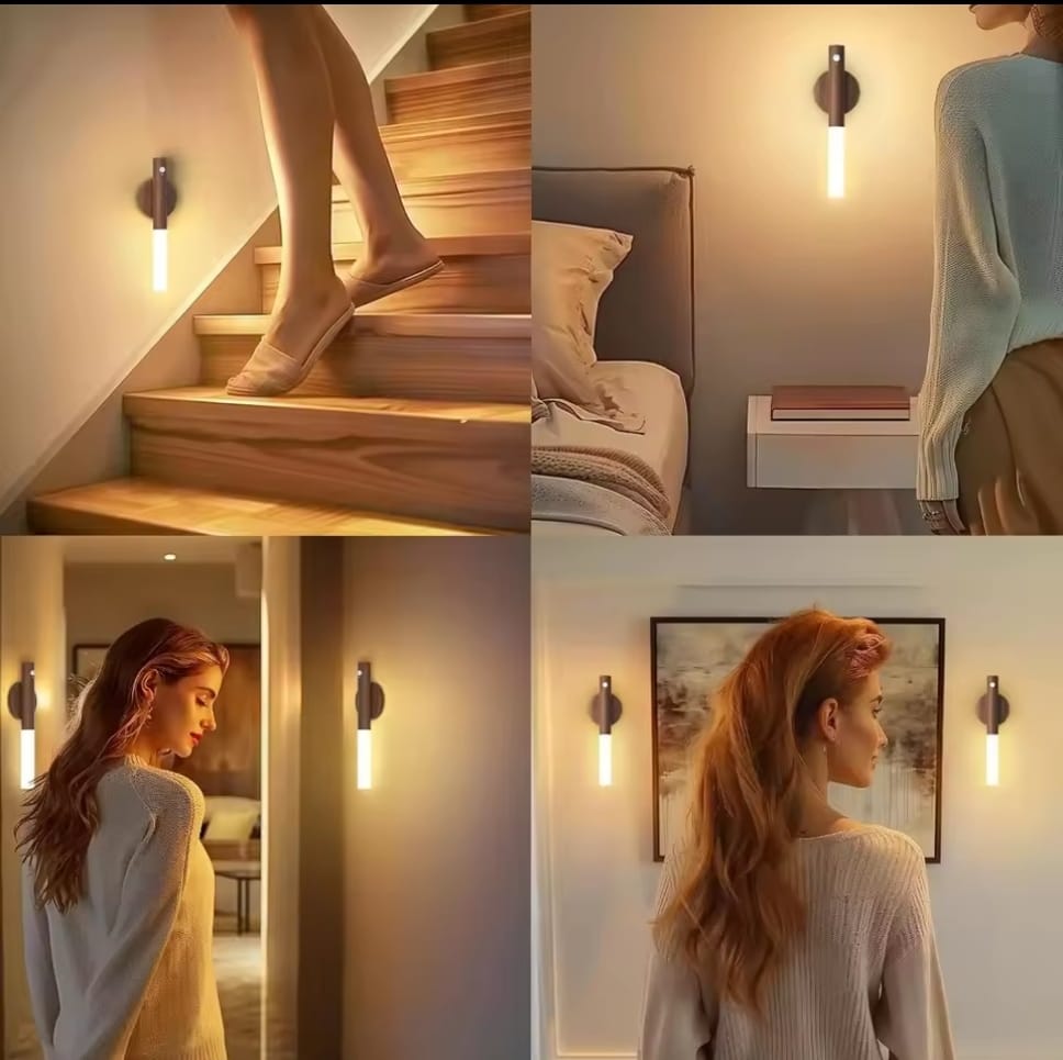 Lámpara LED Aplique Imanado Sensor de Movimiento Recargable - El Baúl de Mamá