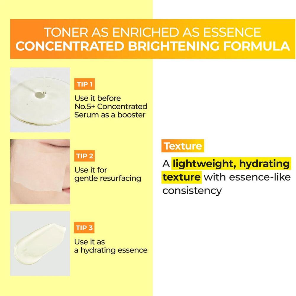 Numbuzin 5 Vitamin Boosting Toner Anti Manchas y Vitaminas 200ml