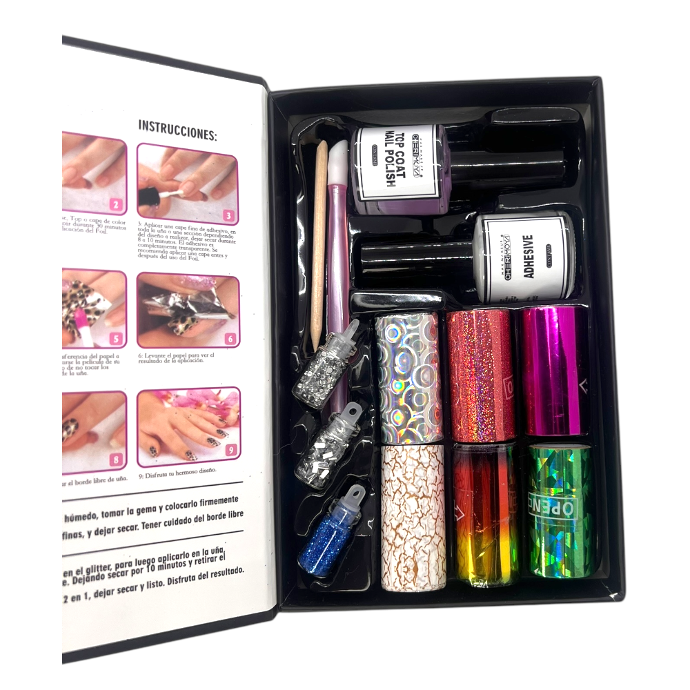 Kit de Foil para Uñas Cherimoya - El Baúl de Mamá