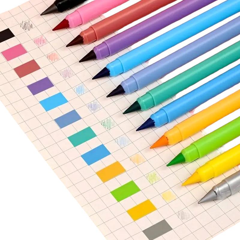 Colores infinitos lapiz infinito x 12 - El Baúl de Mamá