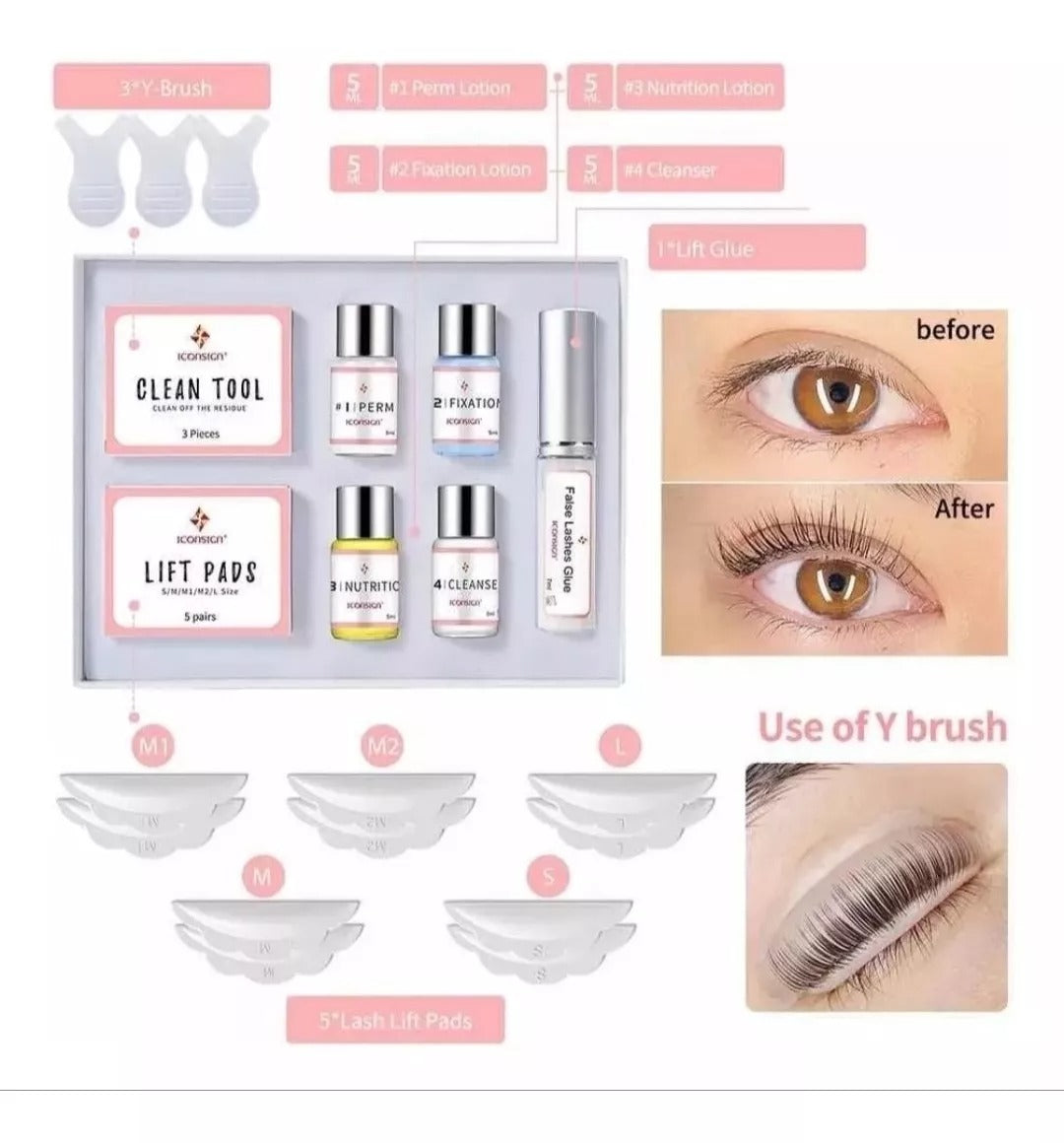 Lash Lift Rizado de Pestañas Permanente Iconsign
