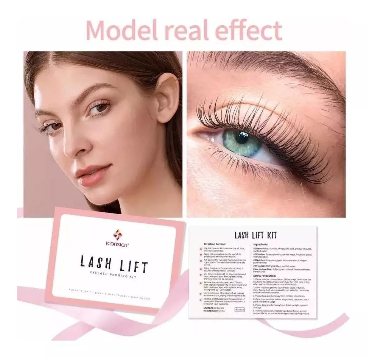 Lash Lift Rizado de Pestañas Permanente Iconsign