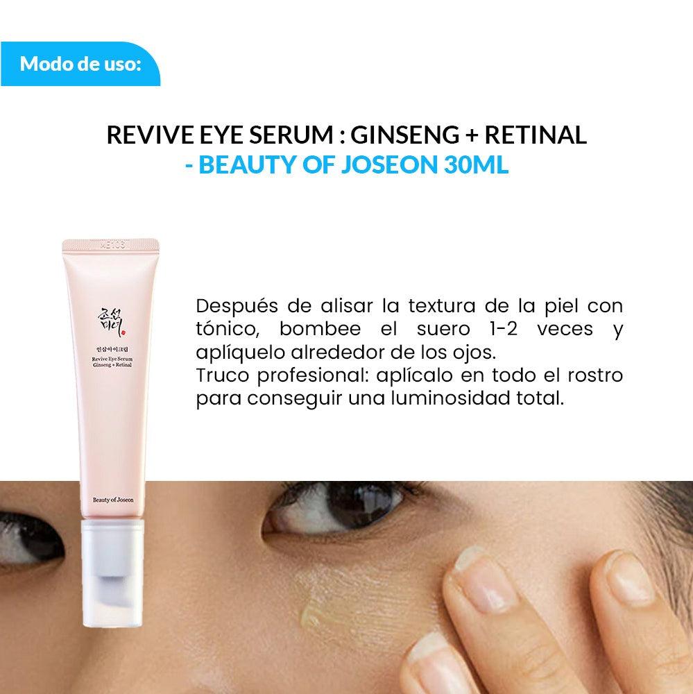 Retinal Revive eye serum Contorno de ojos con Ginseng Beauty of Joseon 30ml - El Baúl de Mamá