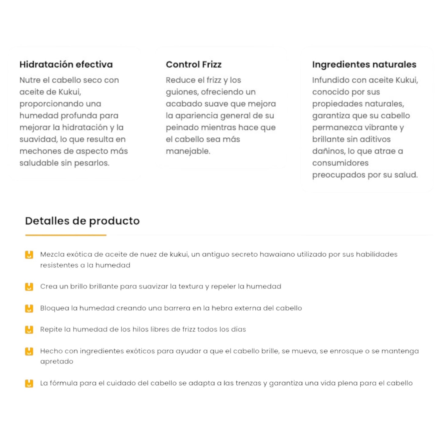 Aceite Hidratante Desfrizz OGX con Kukui 4oz - Antifrizz Total