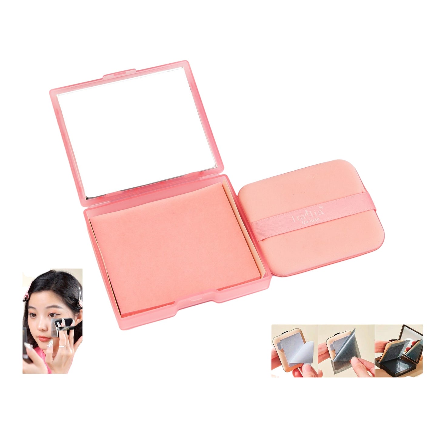 Papel Matificante Absorbente de Grasa 100 Laminas - El Baúl de Mamá