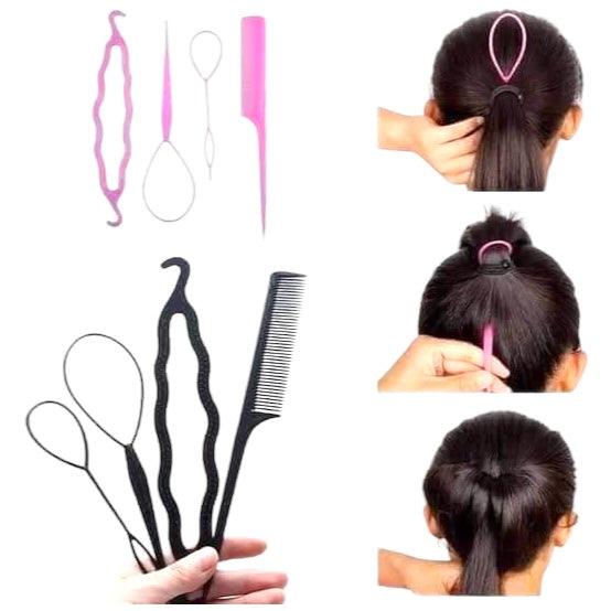 Set accesorios para hacer peinados - El Baúl de Mamá