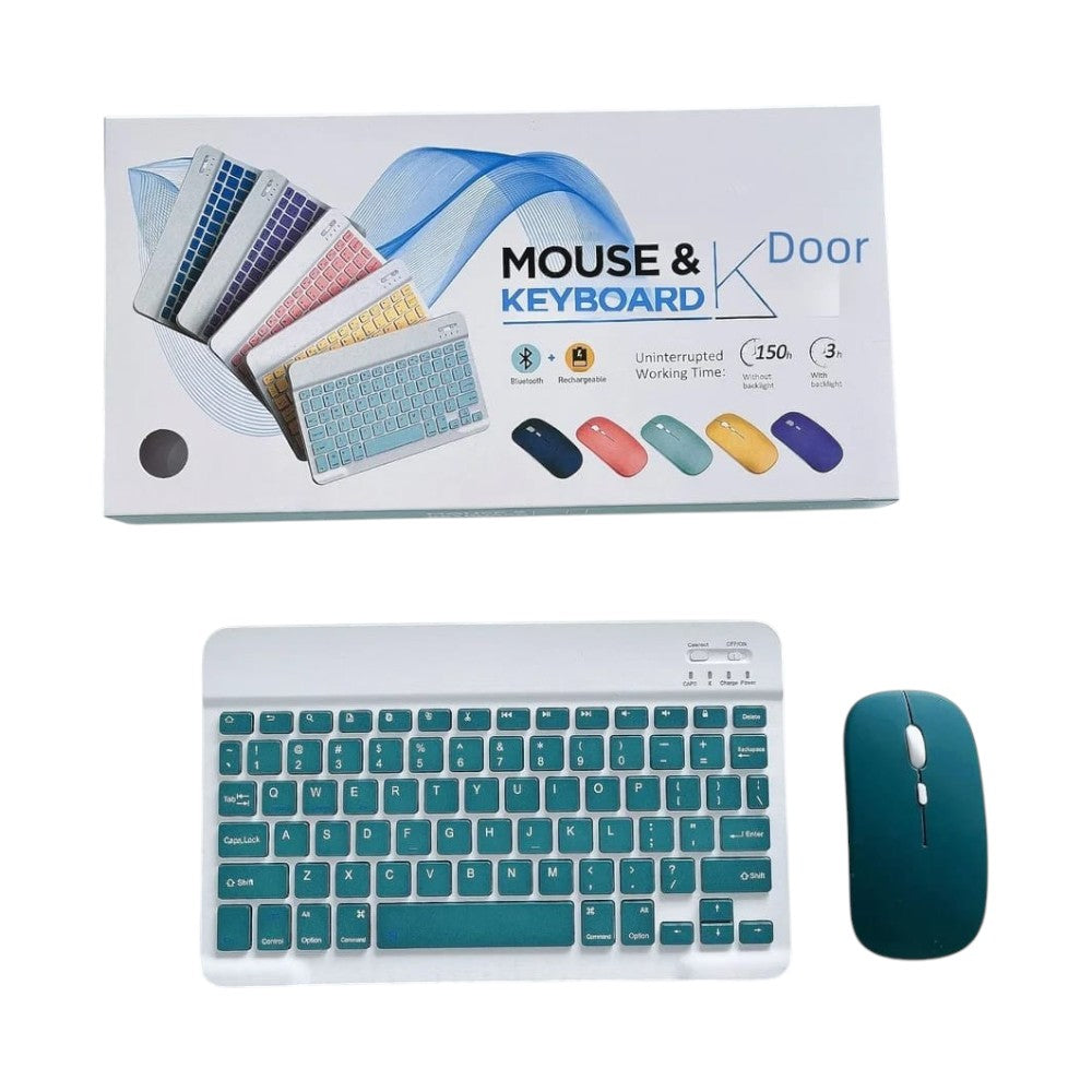 Teclado y mouse de color - El Baúl de Mamá