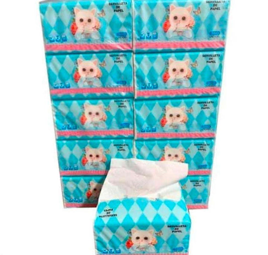 Papel Tissue Servilletas x 10 Paquetes - El Baúl de Mamá