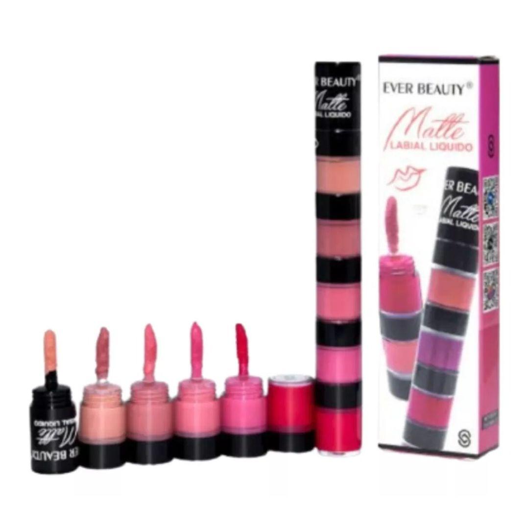 Labial Líquido 5 en 1 - Ever Beauty - El Baúl de Mamá
