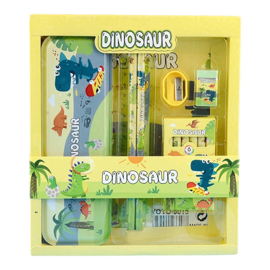 Set de utiles escolares - Dinosaurios - El Baúl de mamá