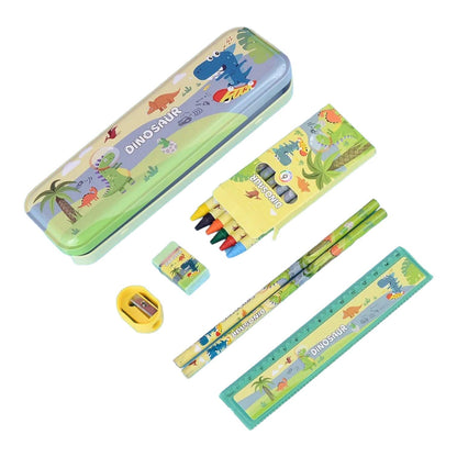 Set de utiles escolares - Dinosaurios - El Baúl de mamá