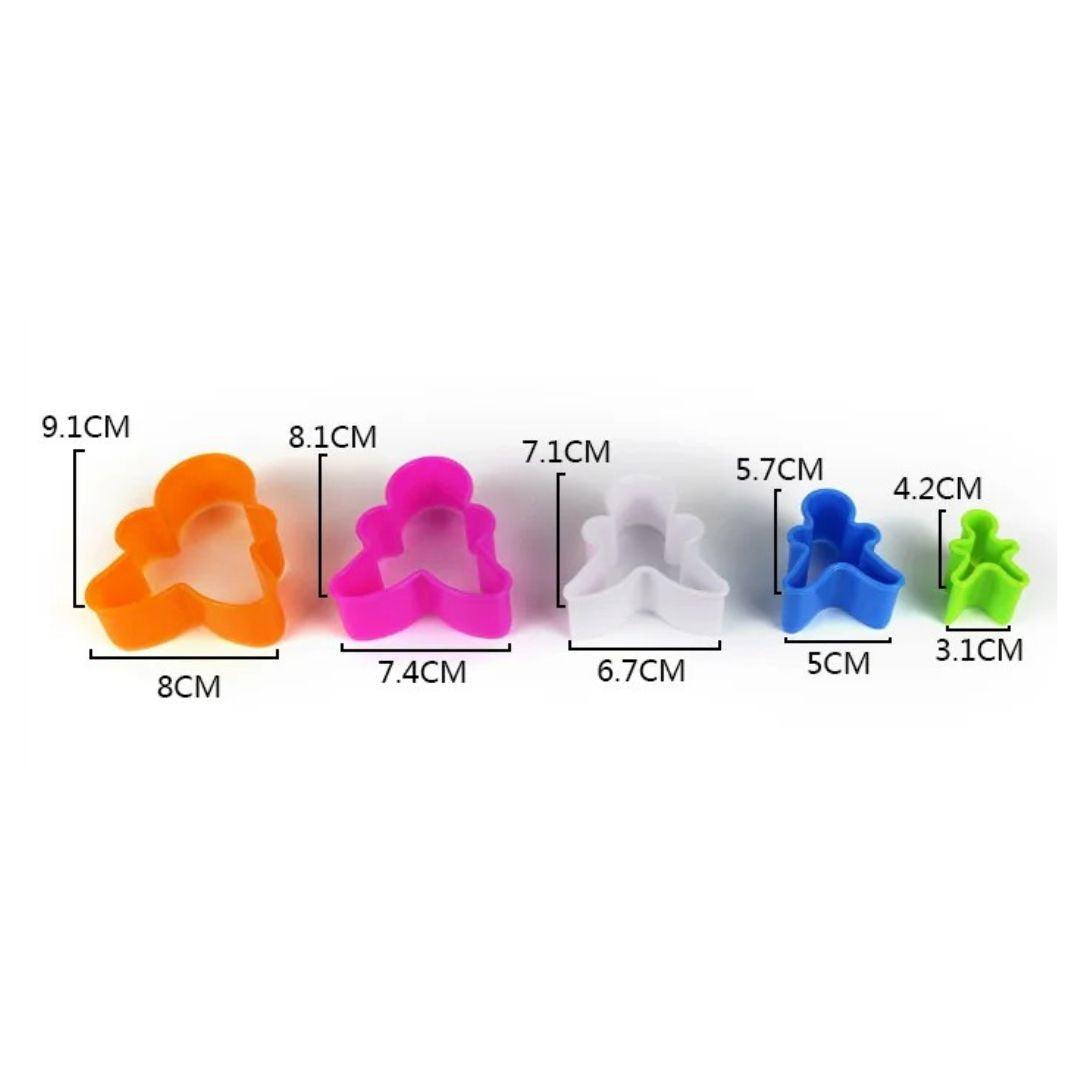 Set de 5 Moldes para Lonchera/Pastelería - El Baúl de Mamá