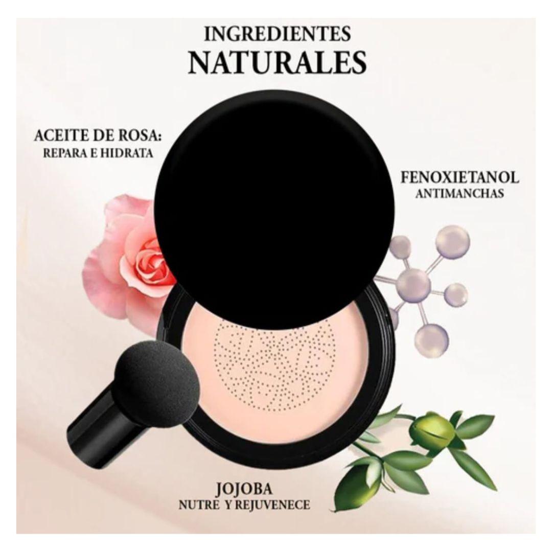 Base Bioaqua Air Cushion Aplicador Cabeza de Hongo - El Baúl de Mamá