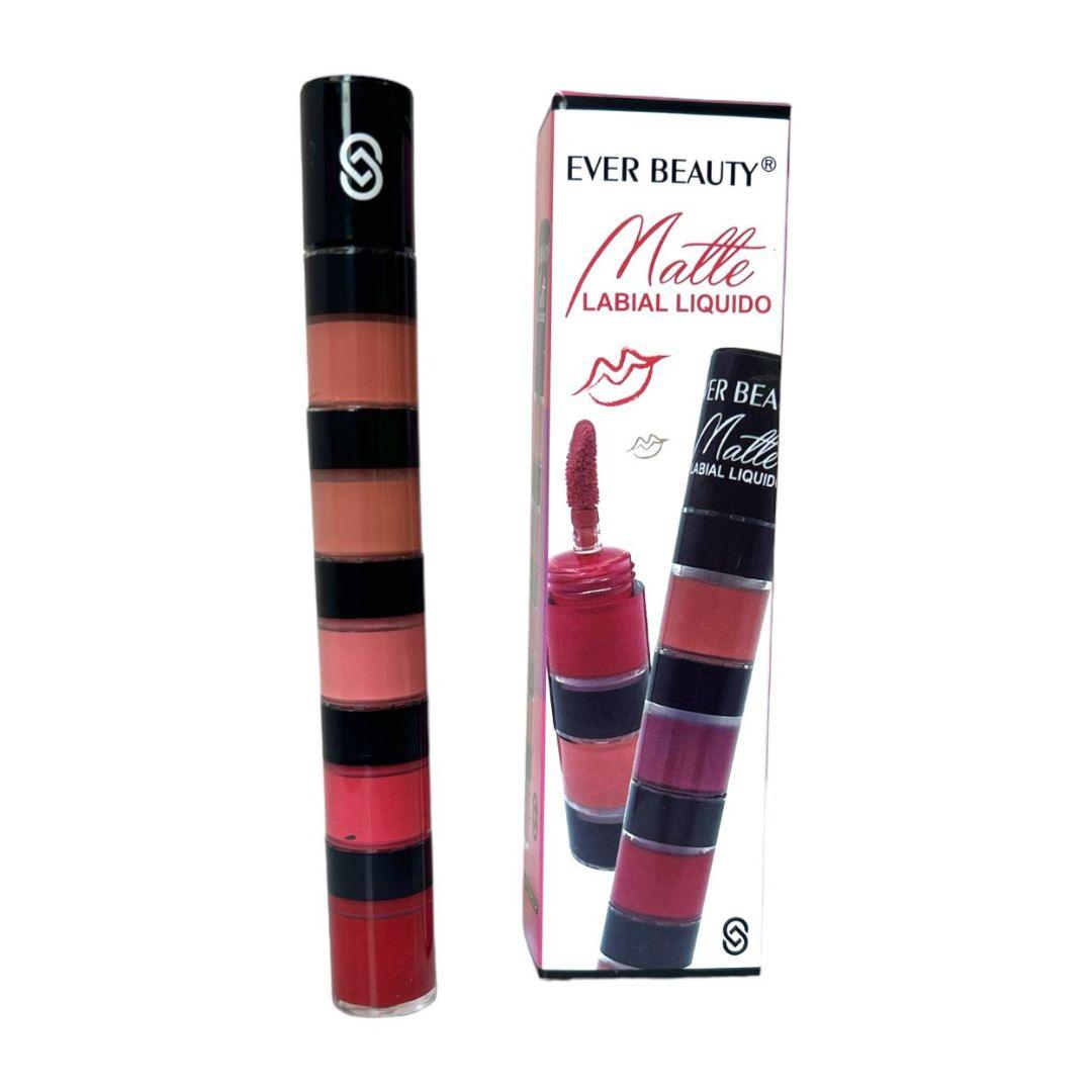 Labial Líquido 5 en 1 - Ever Beauty - El Baúl de Mamá