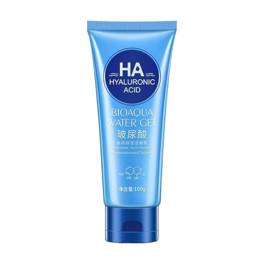 Limpiador Reponedor de Humedad con Acido Hialurónico 100gr. - Bioaqua