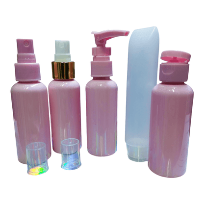 Set de 5 Botellas para Viaje - El Baúl de Mamá
