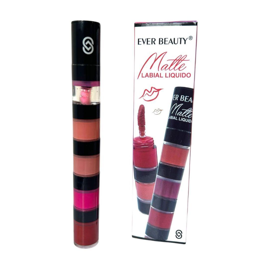 Labial Líquido 5 en 1 - Ever Beauty - El Baúl de Mamá