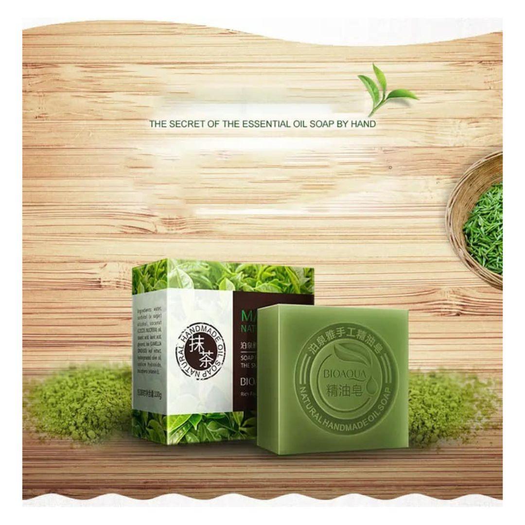 Jabón de Matcha - Bioaqua - El Baúl de Mamá