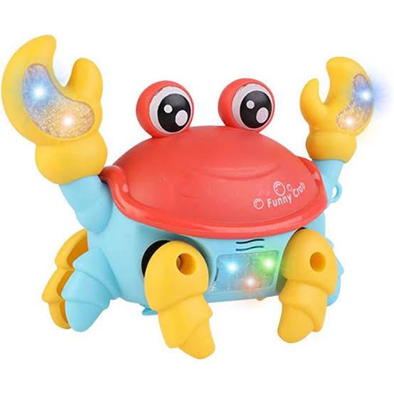 Cangrejo Sensorial para bebes - musica y luces - El Baúl de Mamá