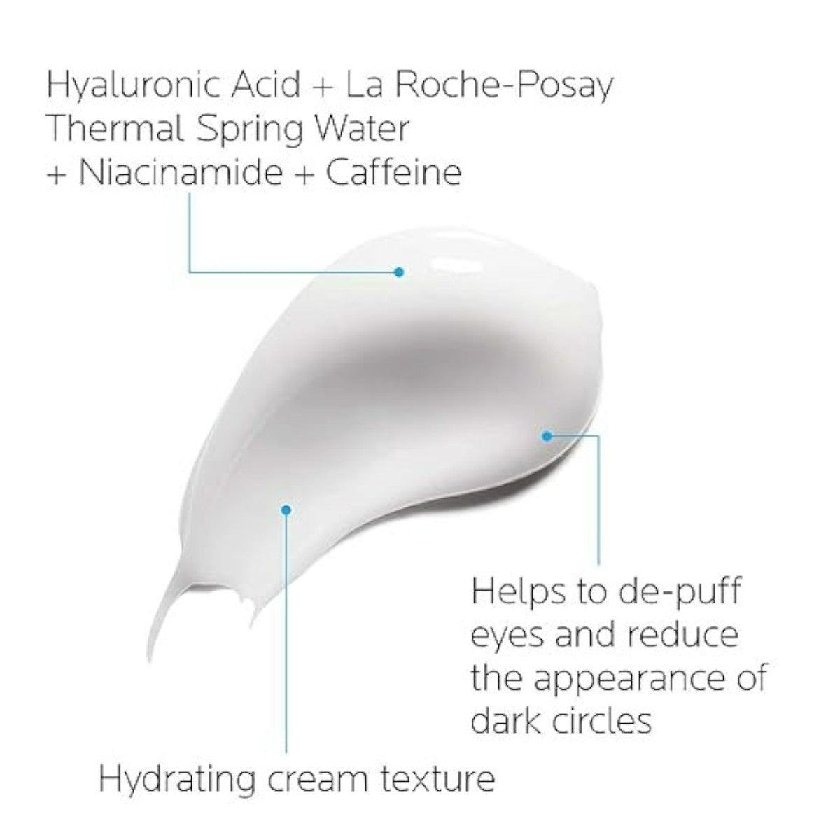Crema Contorno de Ojos Ácido Hialurónico 15ml - La Roche-Posay Hydraphase - El Baúl de Mamá