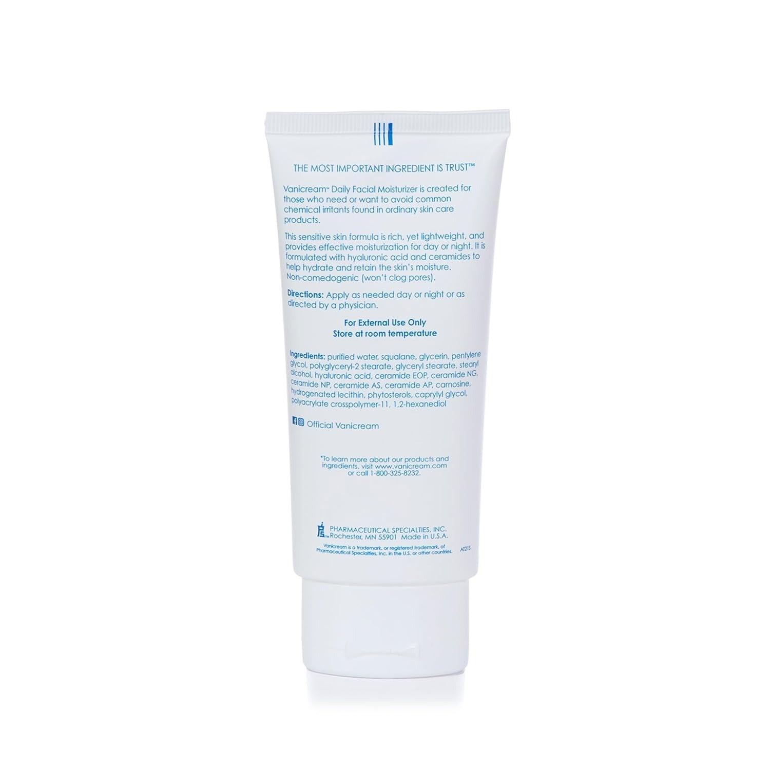 Vanicream Hidratante Facial piel sensible 89 ml - El Baúl de Mamá