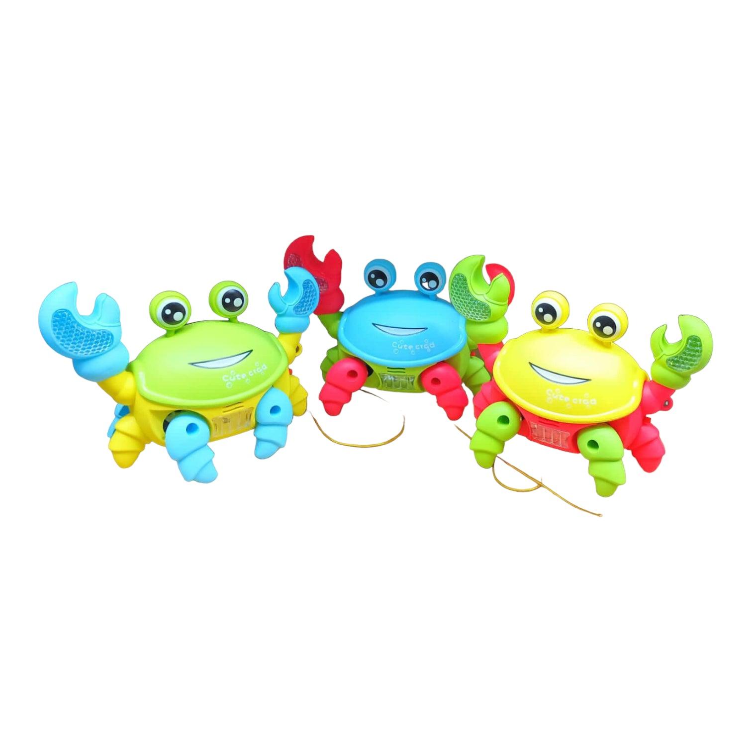 Cangrejo Sensorial para bebes - musica y luces - El Baúl de Mamá
