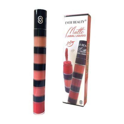 Labial Líquido 5 en 1 - Ever Beauty - El Baúl de Mamá