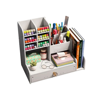 Organizador de escritorio de Trupan 28x15x25cm - Ideal Oficina en Casa - El Baúl de Mamá