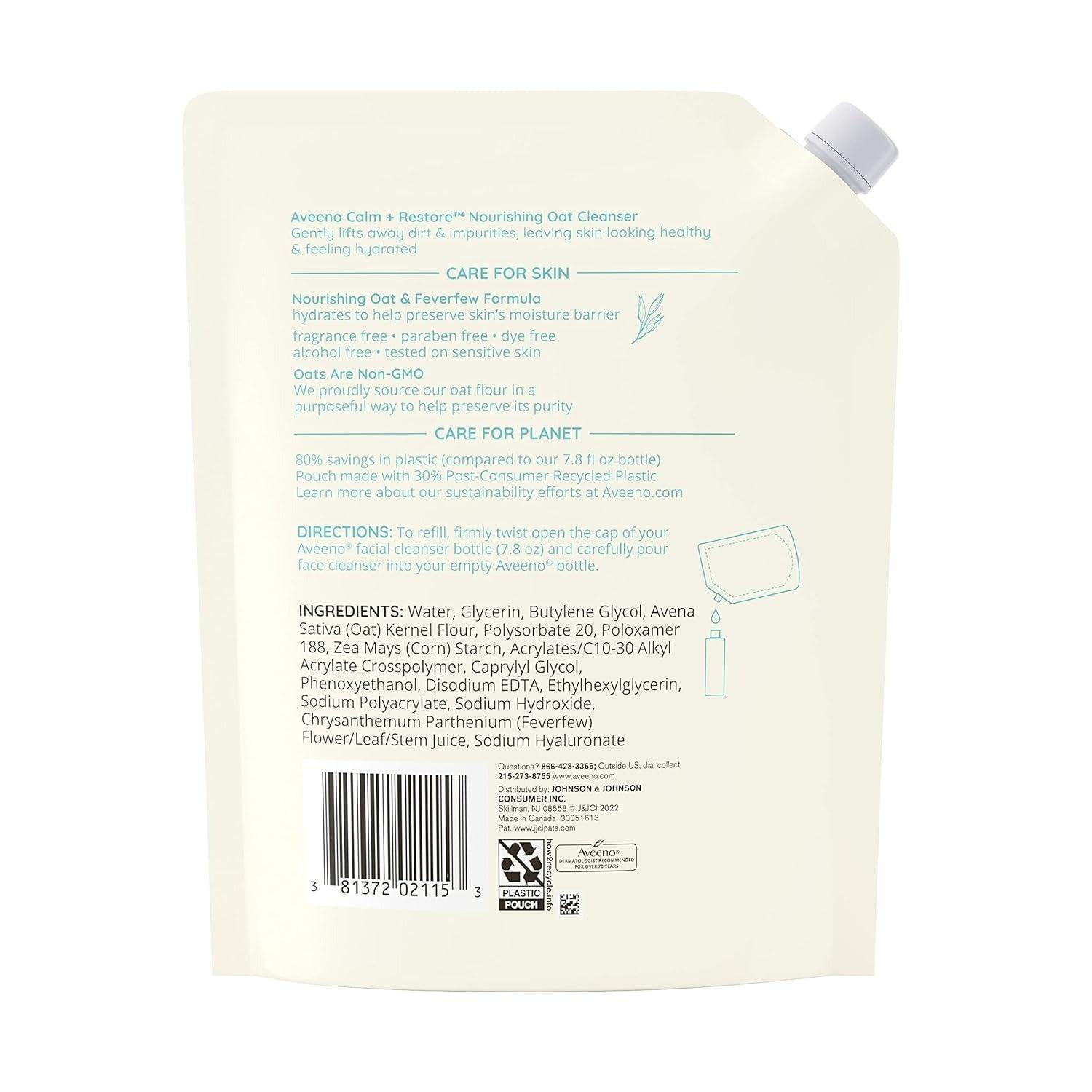 Limpiador Aveeno Calm Nourishing Oat 473 ml - El Baúl de Mamá