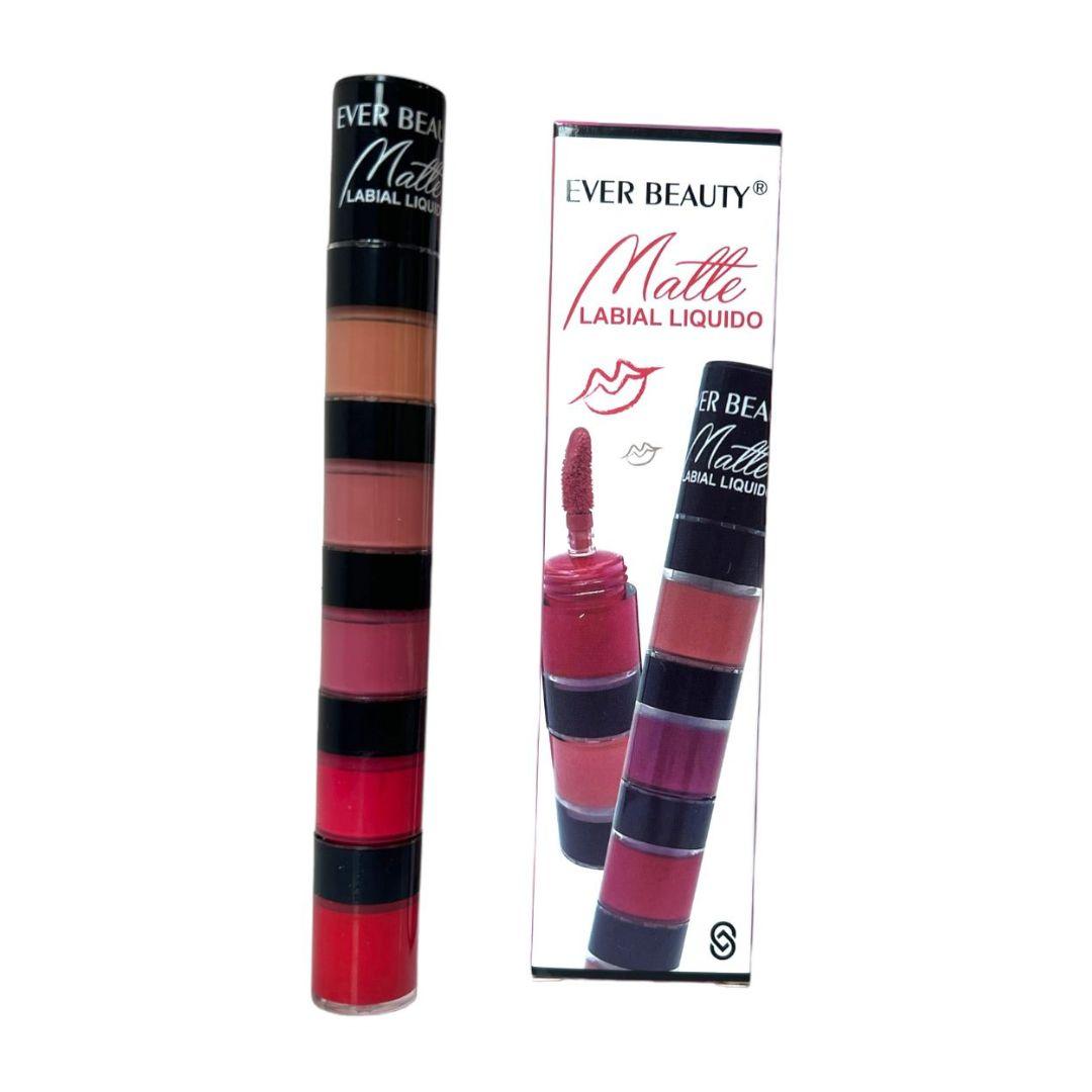 Labial Líquido 5 en 1 - Ever Beauty - El Baúl de Mamá