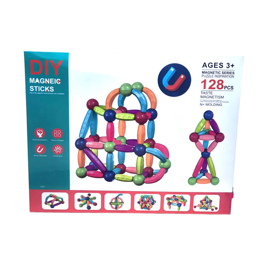 Juguete Educativo STEM 168 Bloques Magneticos - El Baúl de Mamá