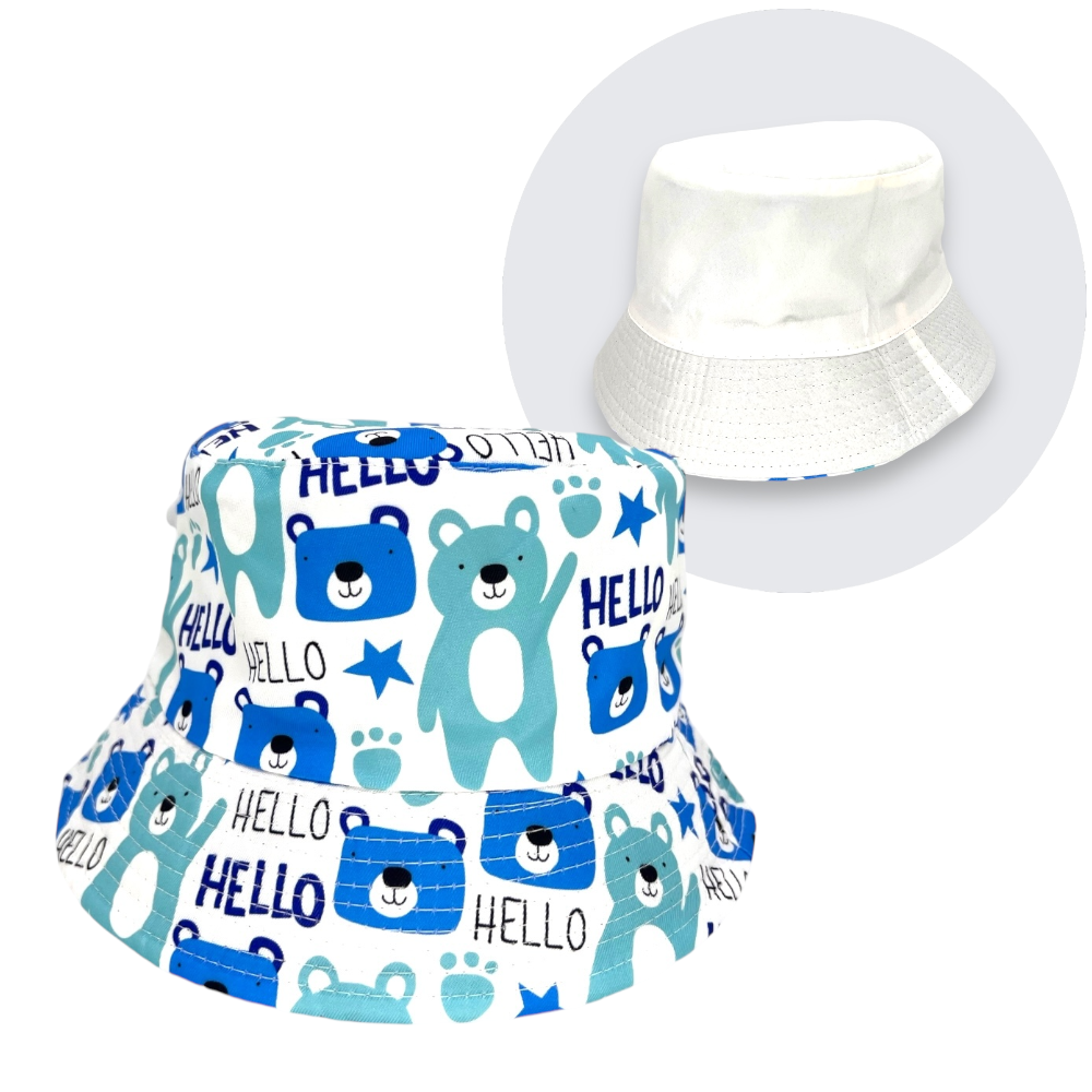 Bucket Hat Gorro Reversible para Niños - El Baúl de Mamá