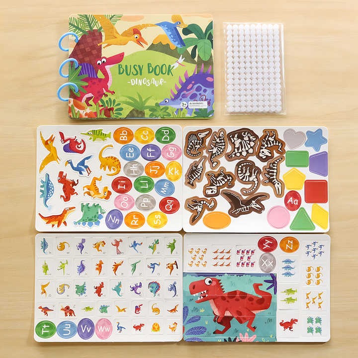 Busy Book Libro de Actividades Silencioso Montessori Didáctico - El Baúl de Mamá