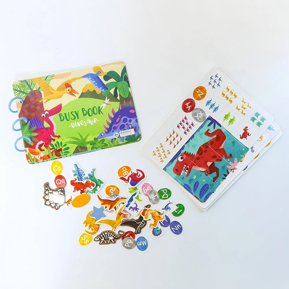 Busy Book Libro de Actividades Silencioso Montessori Didáctico - El Baúl de Mamá