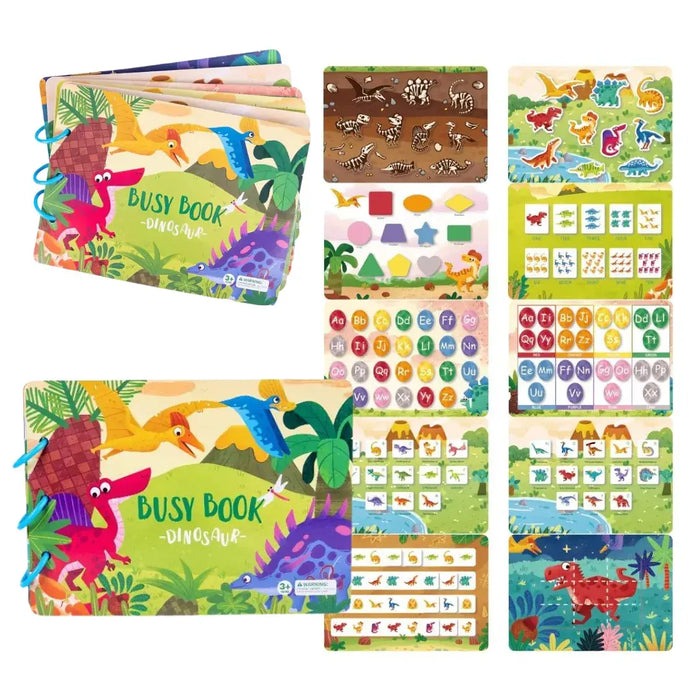 Busy Book Libro de Actividades Silencioso Montessori Didáctico - El Baúl de Mamá