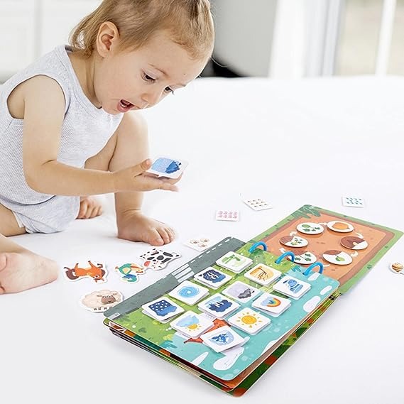 Busy Book Libro de Actividades Silencioso Montessori Didáctico - El Baúl de Mamá