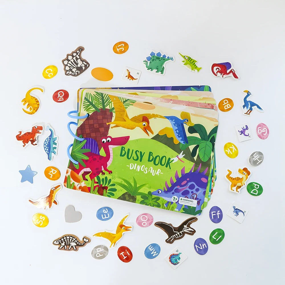 Busy Book Libro de Actividades Silencioso Montessori Didáctico - El Baúl de Mamá