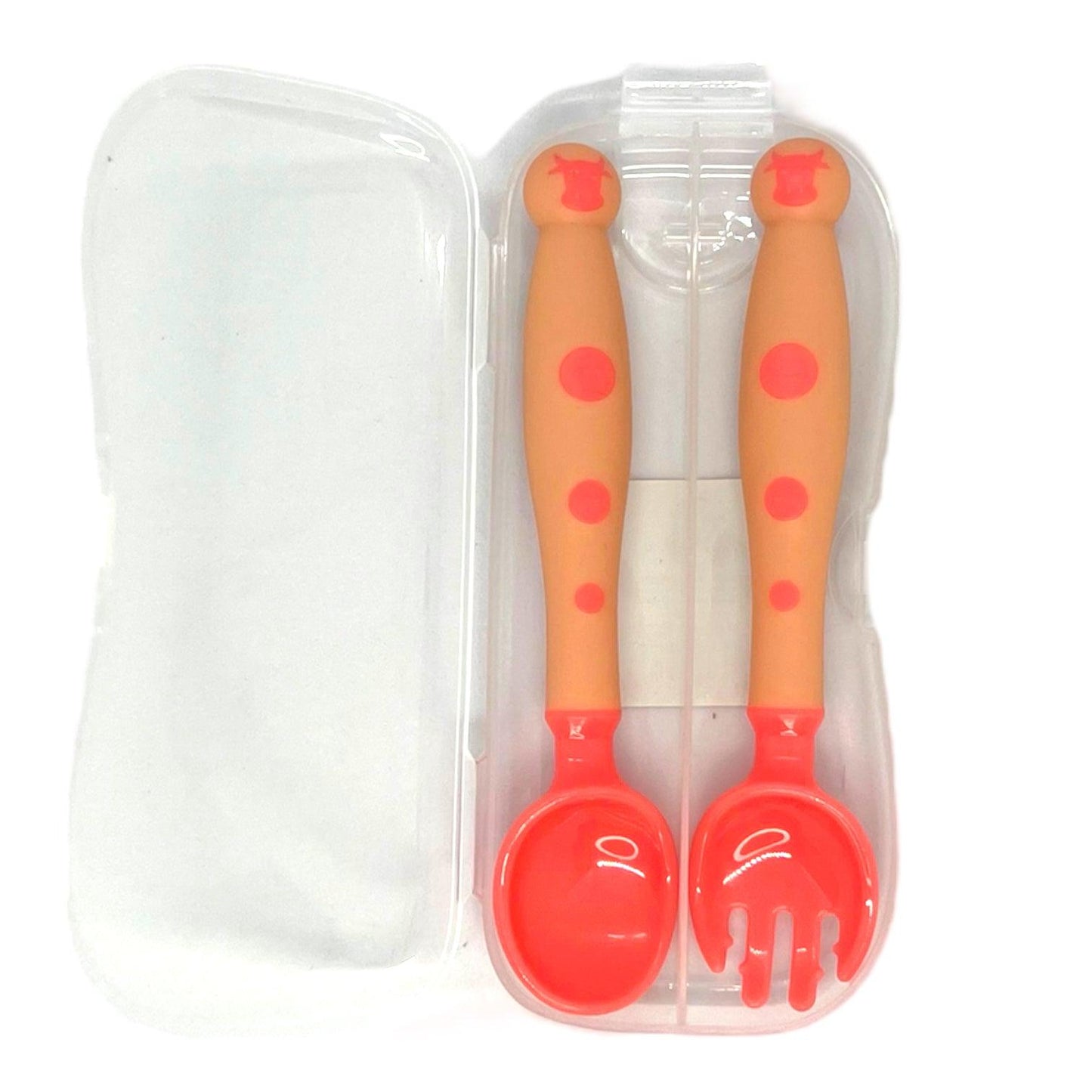 Set de cubiertos para bebe y niño de silicona - El Baúl de Mamá