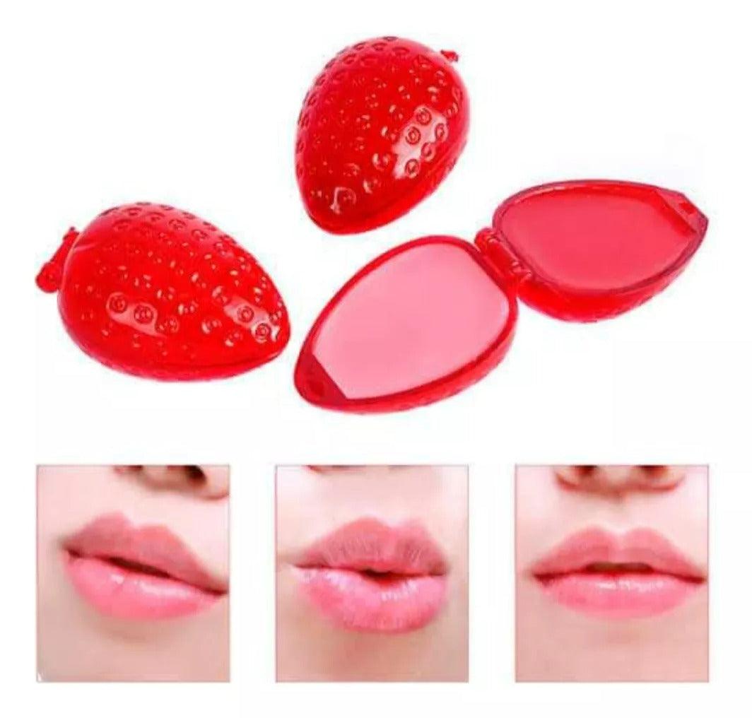 Bálsamo y Brillo Labial Fresa - El Baúl de Mamá