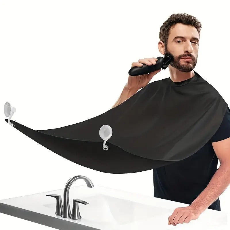 Delantal Blanco Antidesorden para Afeitado y Estilismo de Barba - El Baúl de Mamá
