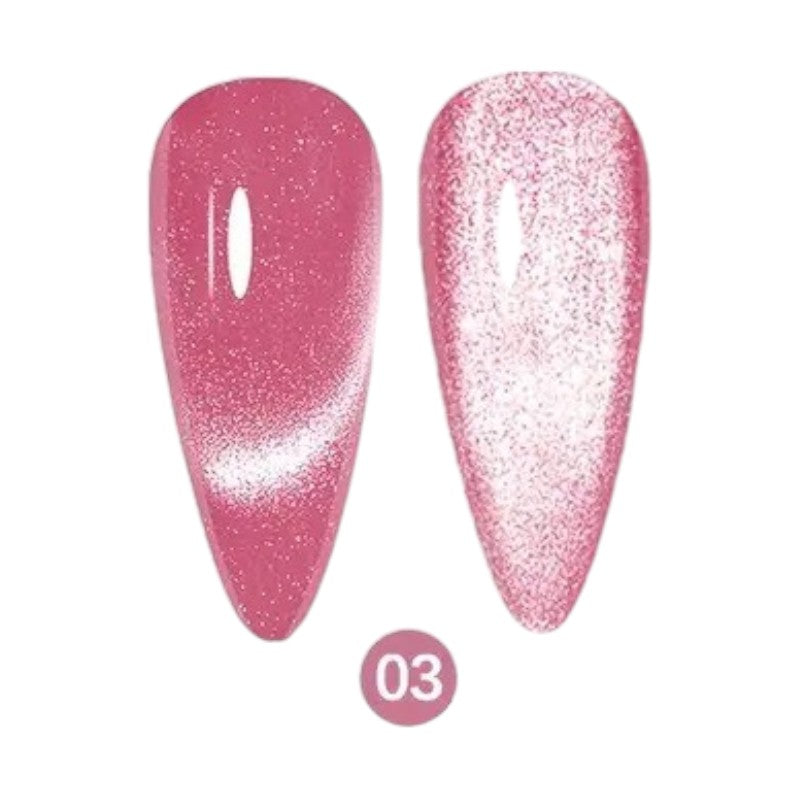 Esmalte en Gel Efecto Ojo de Gato Cat Eye 7ml - El Baúl de Mamá